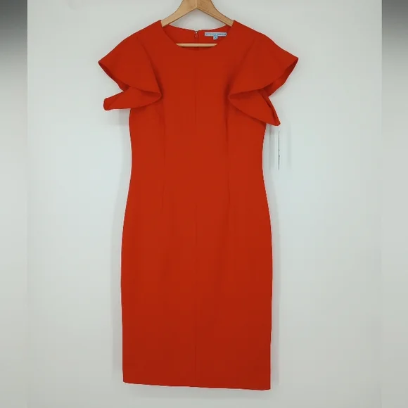 Antonio Melani Diana Sheath Dress in TigerLily - Picture 2 of 7